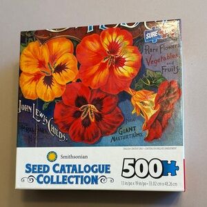 Seed Catalog Flowers 500 piece Puzzle